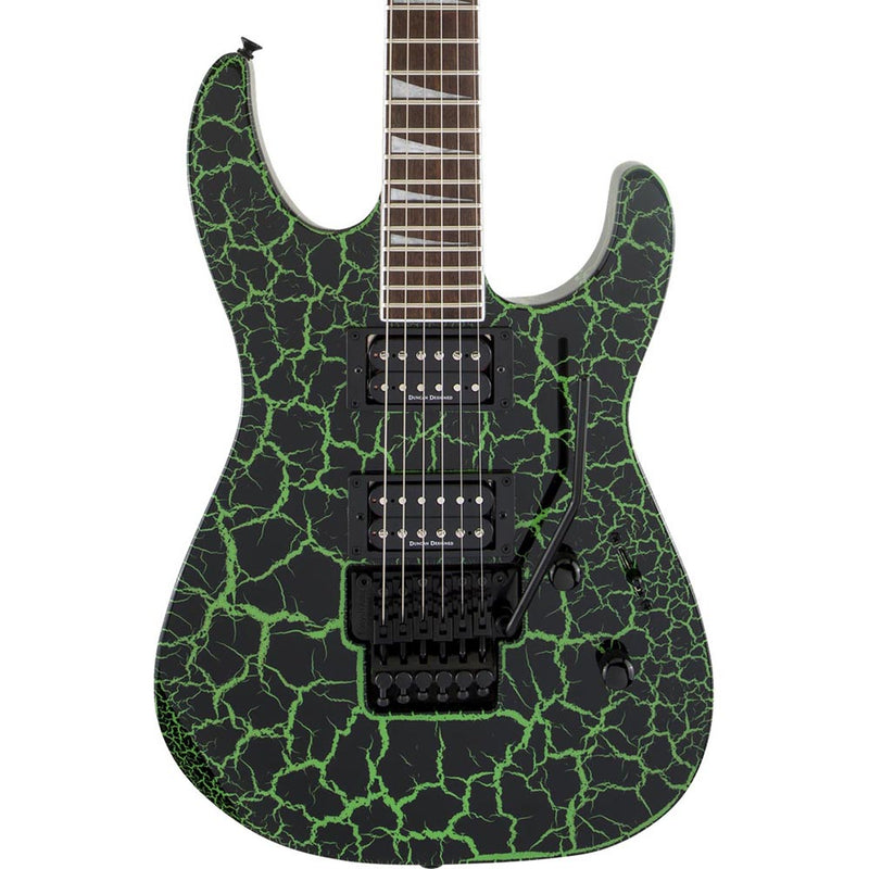 Jackson X Series Soloist SLX Crackle Laurel Fingerboard Green Crackle