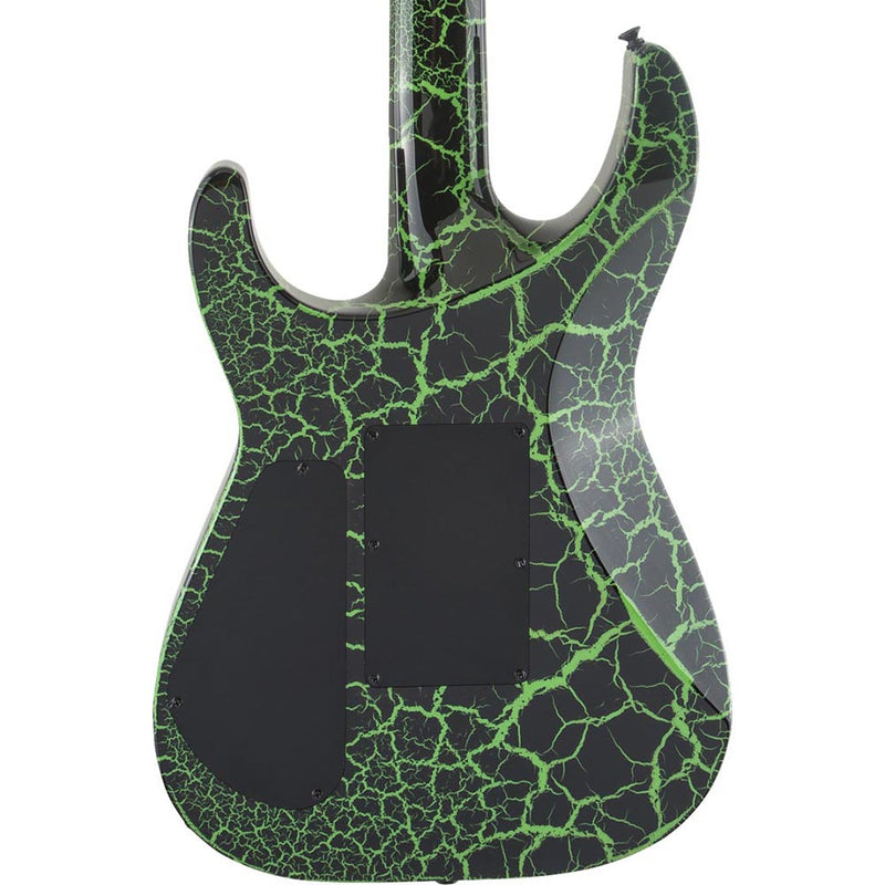 Jackson X Series Soloist SLX Crackle Laurel Fingerboard Green Crackle