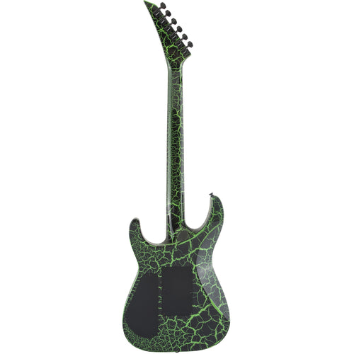 Jackson X Series Soloist SLX Crackle Laurel Fingerboard Green Crackle