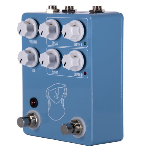 JHS Artificial Blonde Madison Cunningham Artist Signature 2 Speed Vibrato Effect Pedal