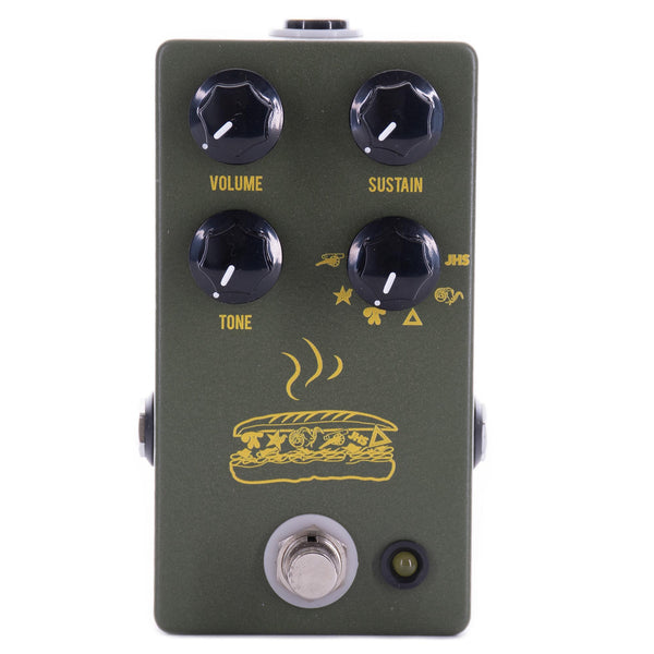 新品 未使用 JHS Pedals Muffuletta Army Green Amazon.com: JHS Muffuletta 6-way Fuzz Pedal with Patch