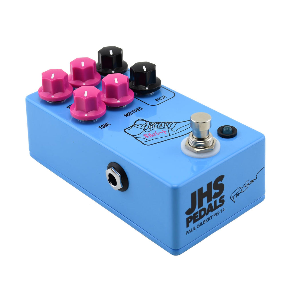 jhs paul gilbert pedal JHS PG-14 Paul Gilbert Signature Distortion Pedal
