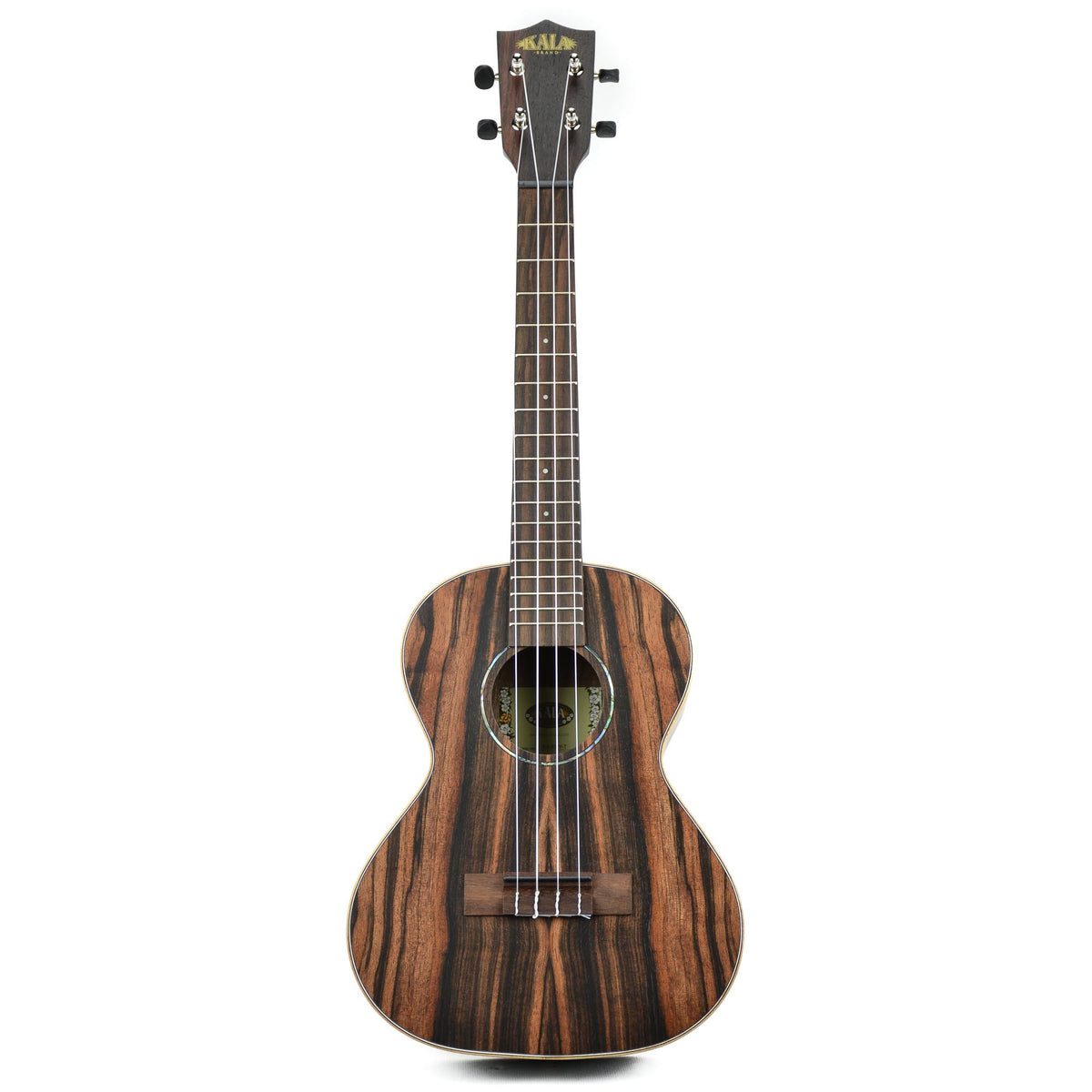 Kala Ebony Series Tenor Ukulele - Satin/Striped Ebony