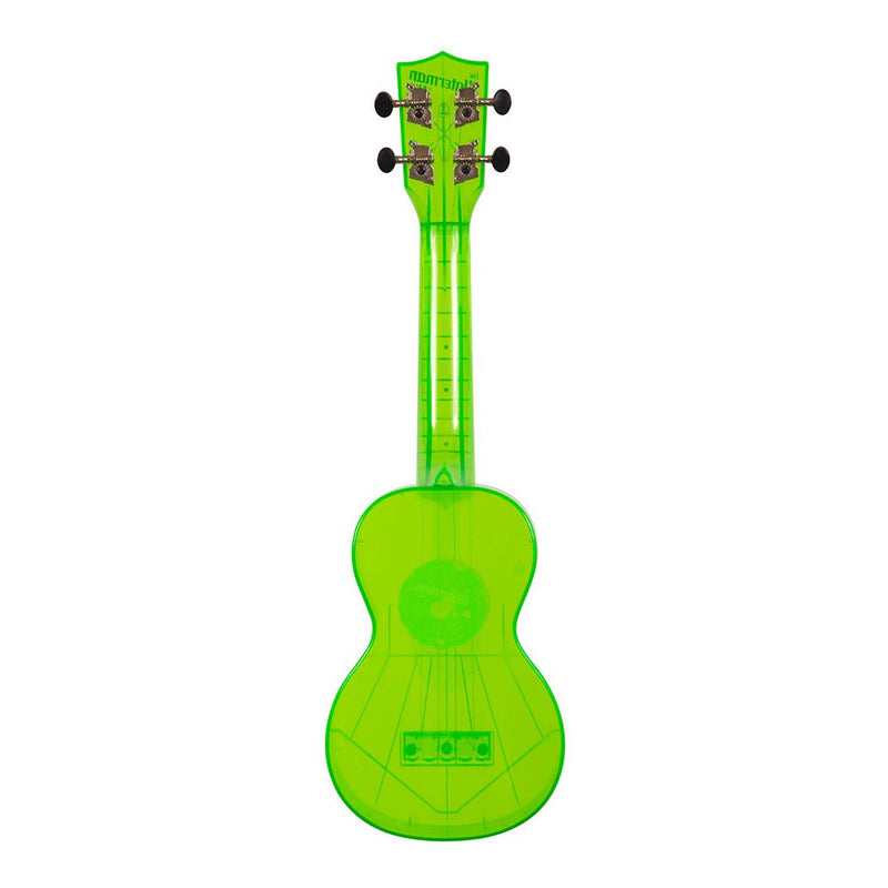 Kala Waterman Soprano Ukulele - Fluorescent/Gloss Green