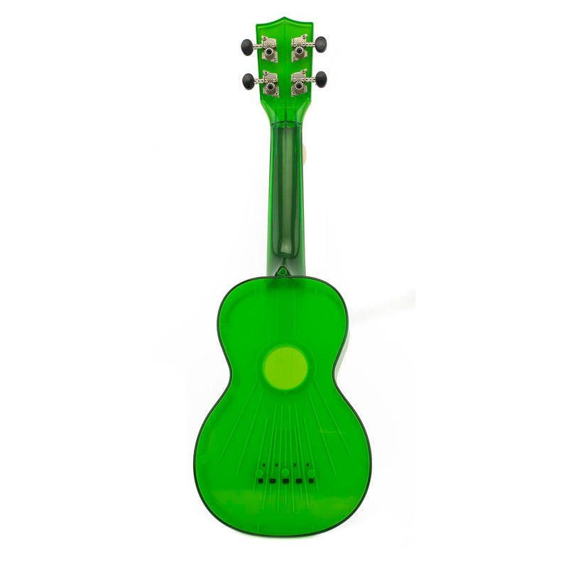 Kala Waterman Water-Resistant Soprano Ukulele - Translucent Green