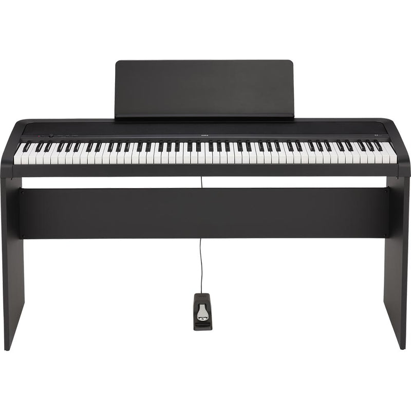 Korg B2 88-Key Digital Piano With Weighted Hammer Action, Black