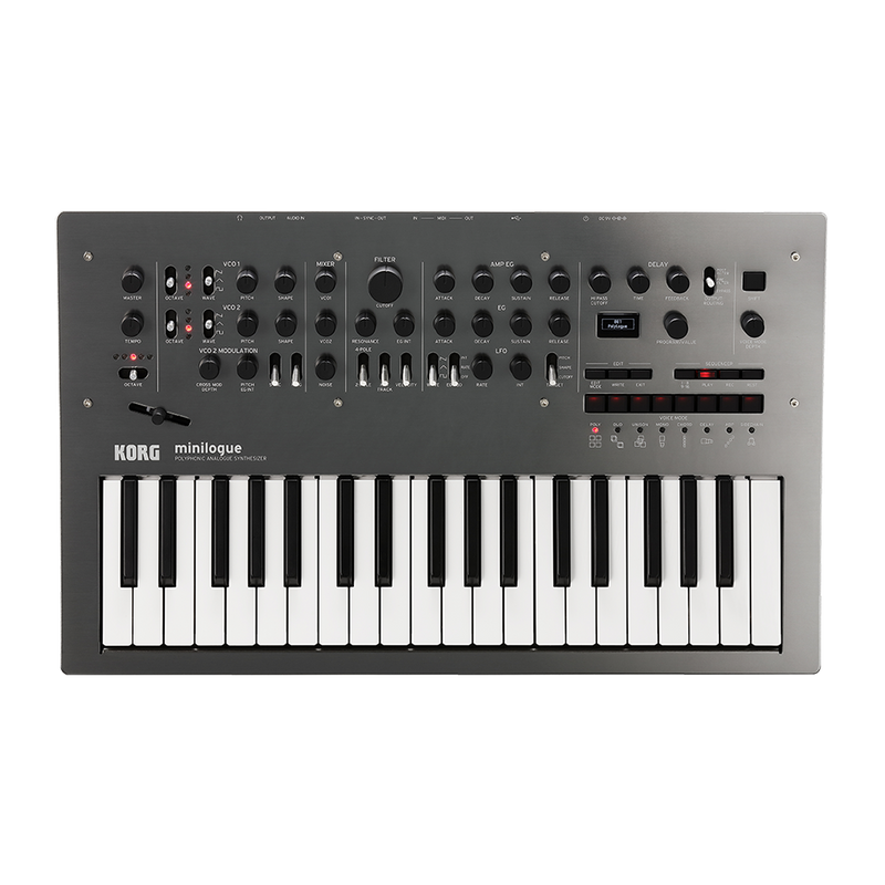 Korg Minilogue Polyphonic 4-Voice Analogue Synthesizer with Presets
