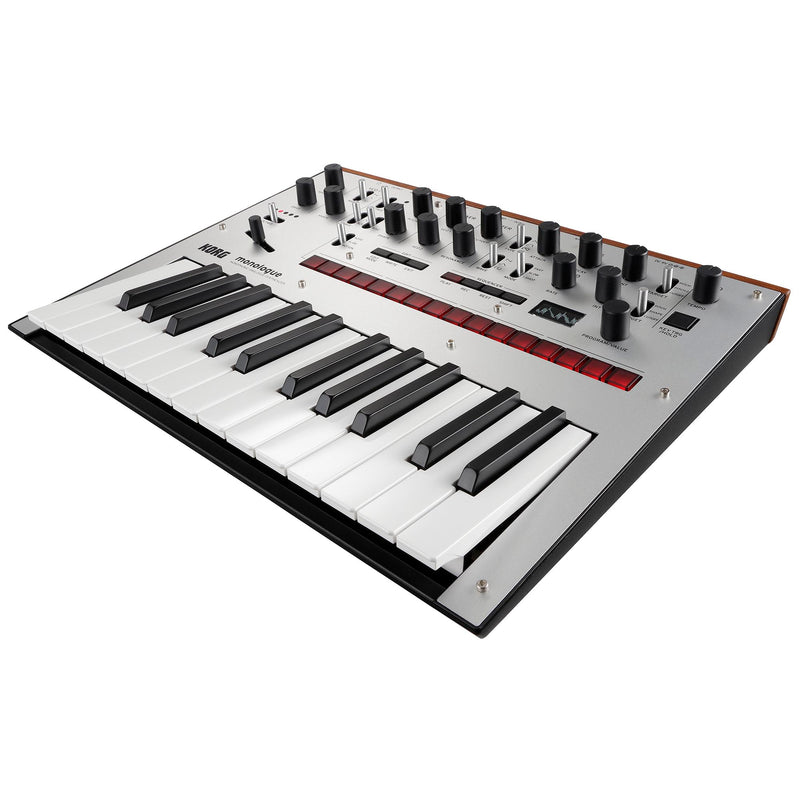 Korg Monologue Monophonic Analog Synthesizer With Presets - Silver