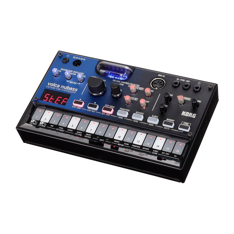 Korg Volca NuBass Vacuum Tube Bass Synth With Nutube Sound Source And Processing