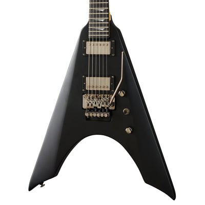 Kramer Nite-V Electric Guitar With Nickel Floyd Rose, Satin Black