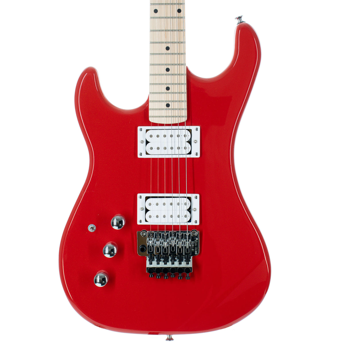 Kramer Pacer Classic Left-Handed FR Special Electric Guitar, Scarlet Red