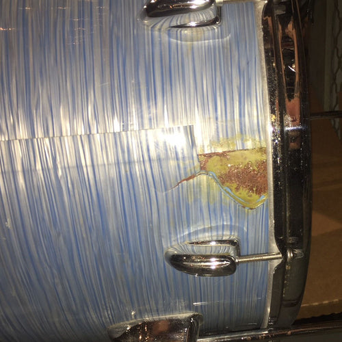 Slingerland Vintage '60s Gene Krupa Blue Ripple Pearl - Used