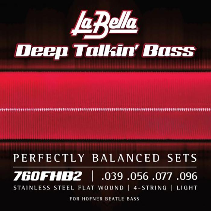 La Bella 39-96 Deep Talkin' Beatle Bass Stainless Steel Flat Wound
