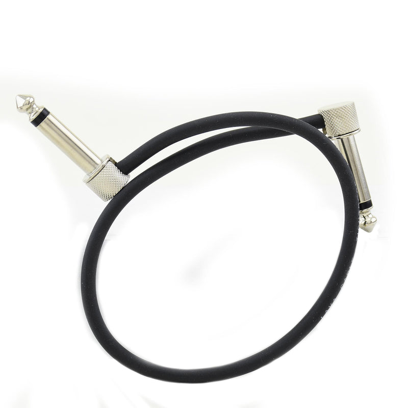Lava Cable 12" Tightrope Patch Cable Reverse Plugs, Black