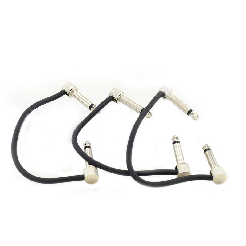 Lava Cable 3 Pack 6" Tightrope Patch Cable, Black