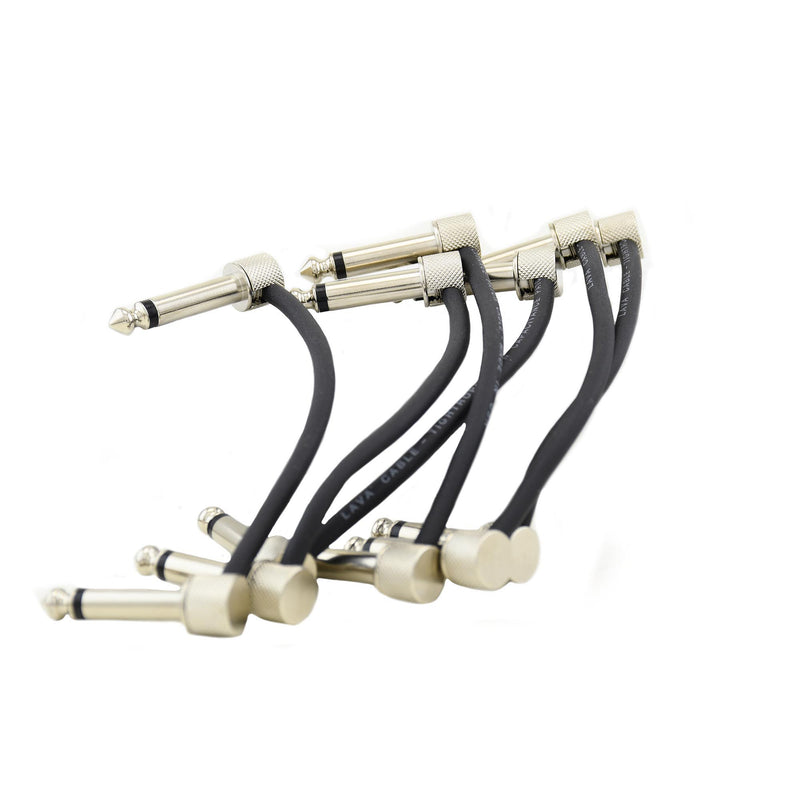 Lava Cable 6 Pack 4" Tightrope Patch Cable, Black