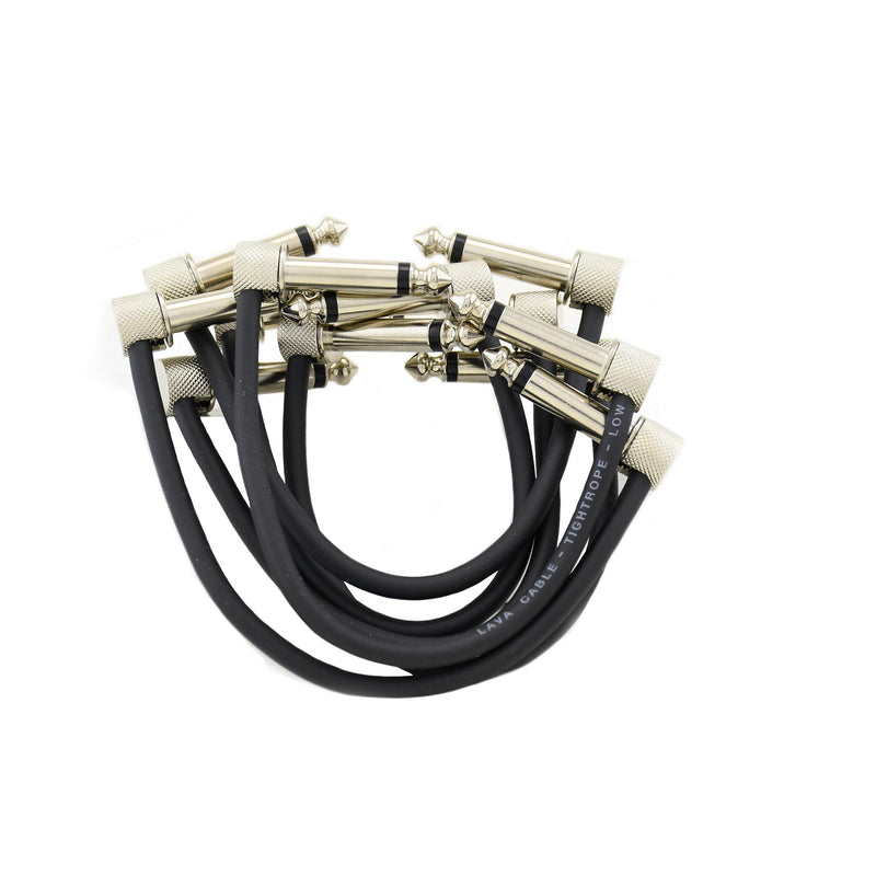 Lava Cable 6 Pack 6" Tightrope Patch Cable, Black