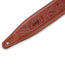 Levys 2 1/2 Inch Garment Leather Guitar Strap, Embossed Florentine Overlay Tan Garment