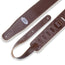 Levys 2 3/4 Inch Reversible Vinyl Guitar Strap Brown And Mustard