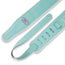 Levys 2 3/4 Inch Reversible Vinyl Guitar Strap Burgundy And Seafoam