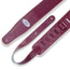 Levys 2 3/4 Inch Reversible Vinyl Guitar Strap Burgundy And Seafoam