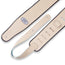 Levys 2 3/4 Inch Reversible Vinyl Guitar Strap Cream And Teal