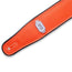 Levys 2 3/4 Inch Reversible Vinyl Guitar Strap Orange And Grey