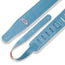 Levys 2 3/4 Inch Reversible Vinyl Guitar Strap Orange And Teal