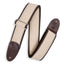 Levys 2.5 Inch Lux Padded Hemp Slider Strap Dark Brown Natural