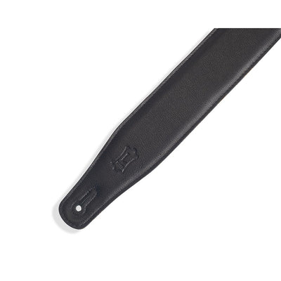 Levys 2.5 Inch Right Height Garment Padded Strap Black