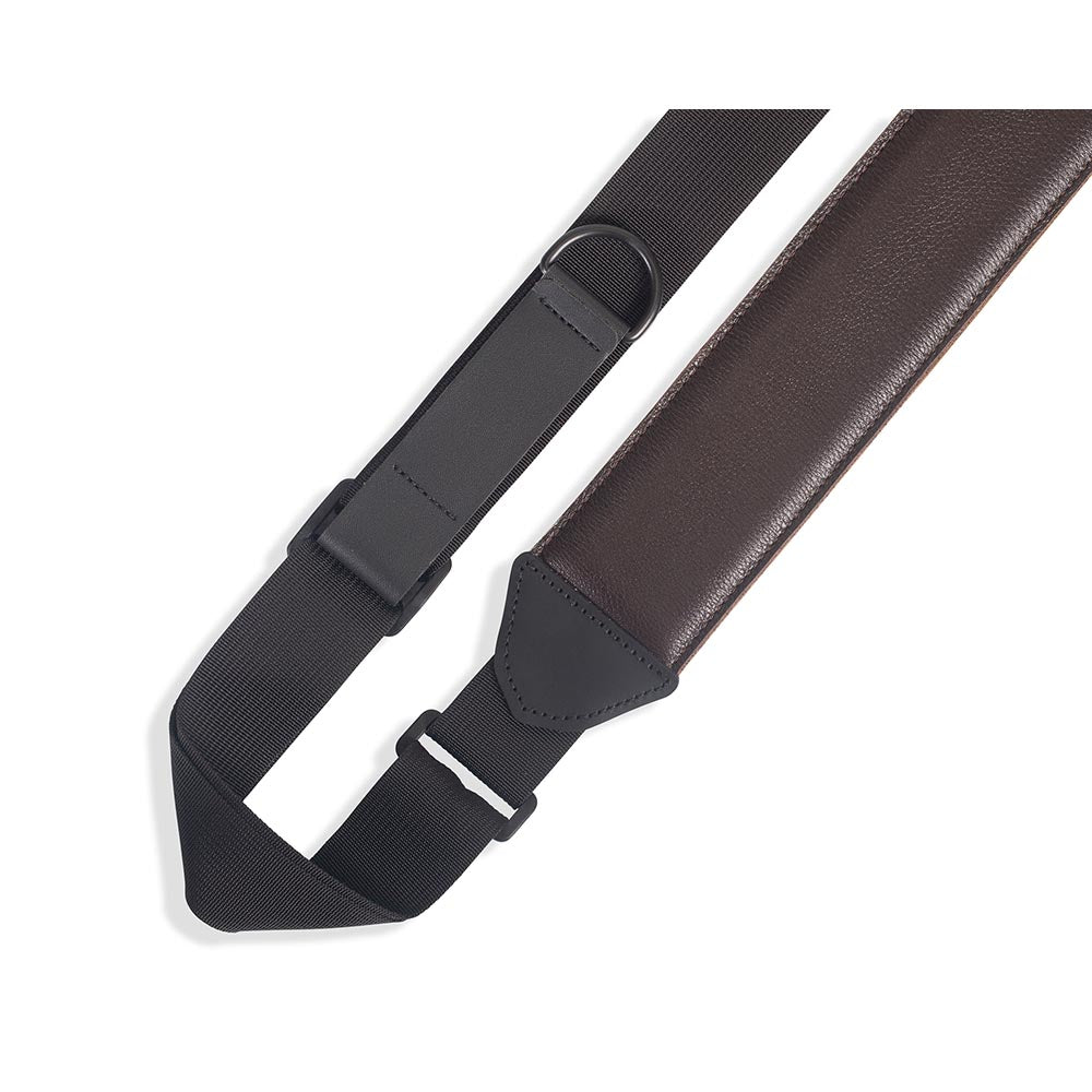 Levys 2.5 Inch Right Height Garment Padded Strap Dark Brown