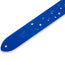 Levys 2 Inch Chrome Tan Leather Guitar Strap With Galaxy Punch Out, Royal Blue And Natural