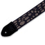 Levys 2 Inch Cotton Guitar Strap With Black Plastic Loop And Slide, Spider Web