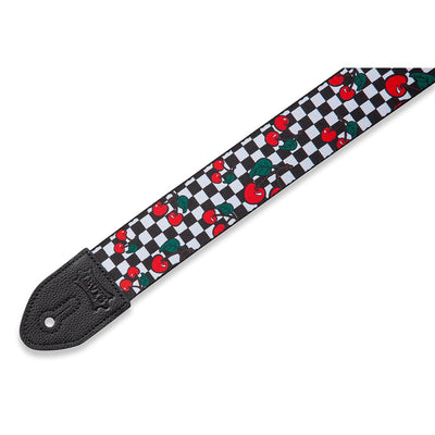Levys 2 Inch Fruit Salad Cherries Guitar Strap Polyester