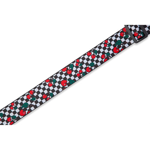 Levys 2 Inch Fruit Salad Cherries Guitar Strap Polyester