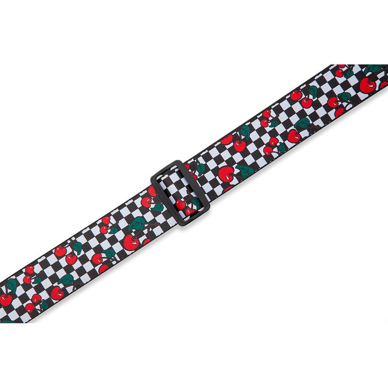 Levys 2 Inch Fruit Salad Cherries Guitar Strap Polyester