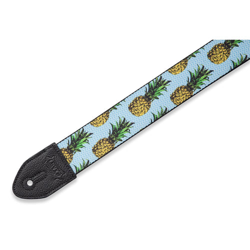 Levys 2 Inch Fruit Salad Pineapple Guitar Strap Polyester