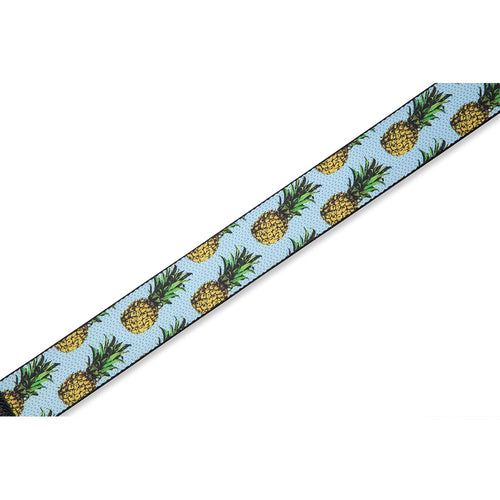 Levys 2 Inch Fruit Salad Pineapple Guitar Strap Polyester