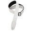 Levys 2 Inch Garment Leather Guitar Strap With Easyslide Polypropylene, White