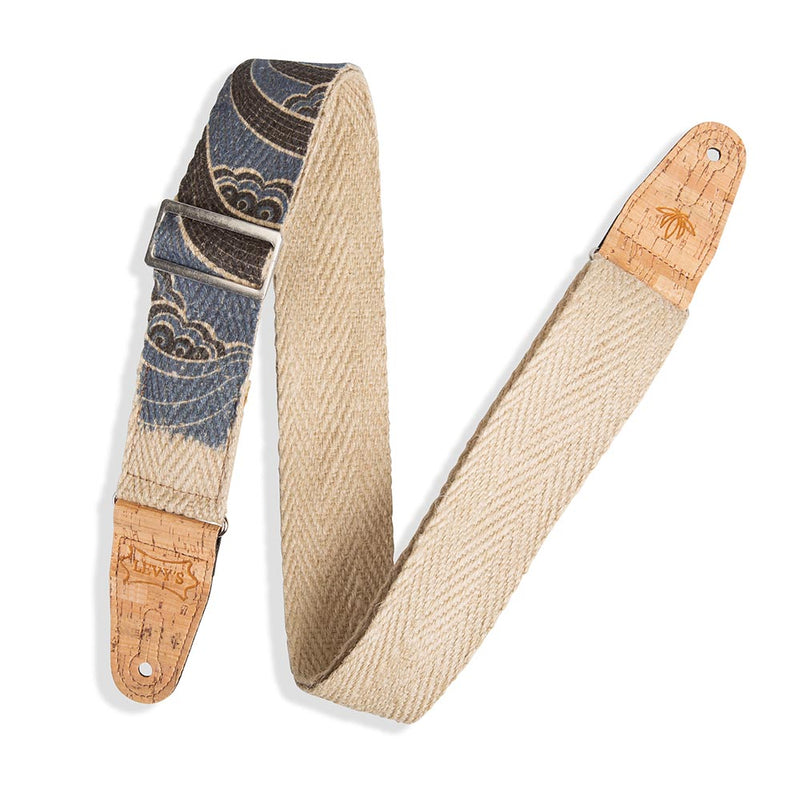 Levys 2 Inch Island Hemp Strap Multicolor Natural