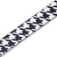 Levys 2 Inch Print Guitar Strap On Polyester, Houndstooth Black And White