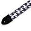 Levys 2 Inch Print Guitar Strap On Polyester, Houndstooth Black And White