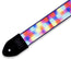 Levys 2 Inch Print Guitar Strap On Polyester, Neon Block