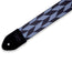 Levys 2 Inch Print Guitar Strap On Polyester Offset Arrow, Black And Grey