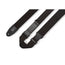 Levys 2 Inch Right Height Cotton Ripchord Guitar Strap Black