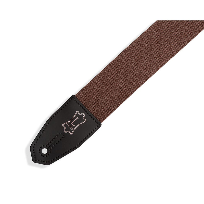 Levys 2 Inch Right Height Standard Cotton Strap Brown