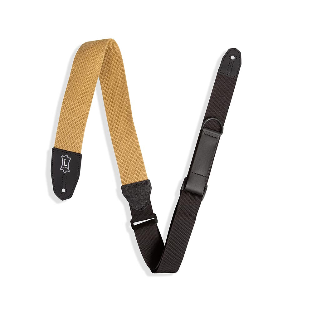 Levys 2 Inch Right Height Standard Cotton Strap Tan