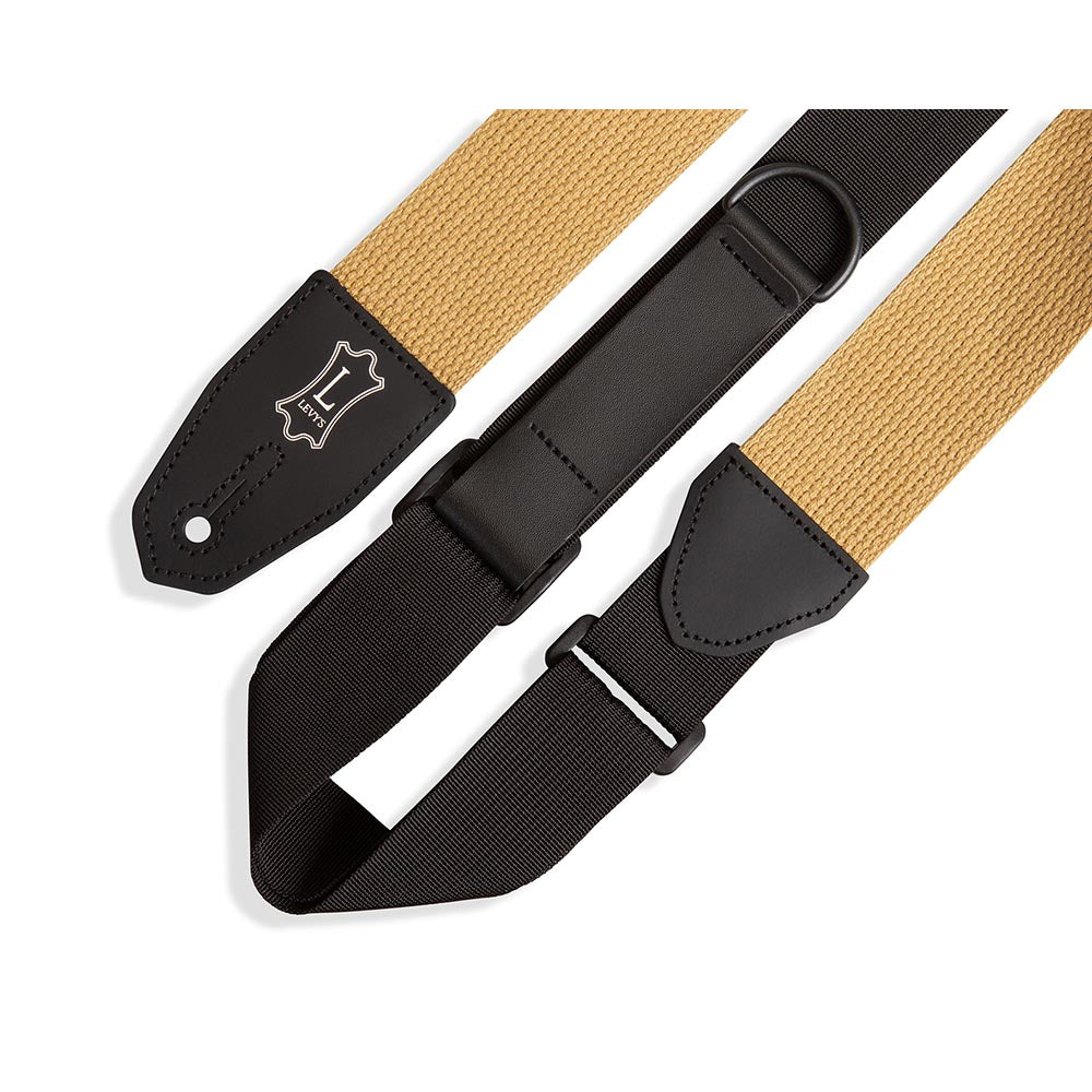 Levys 2 Inch Right Height Standard Cotton Strap Tan