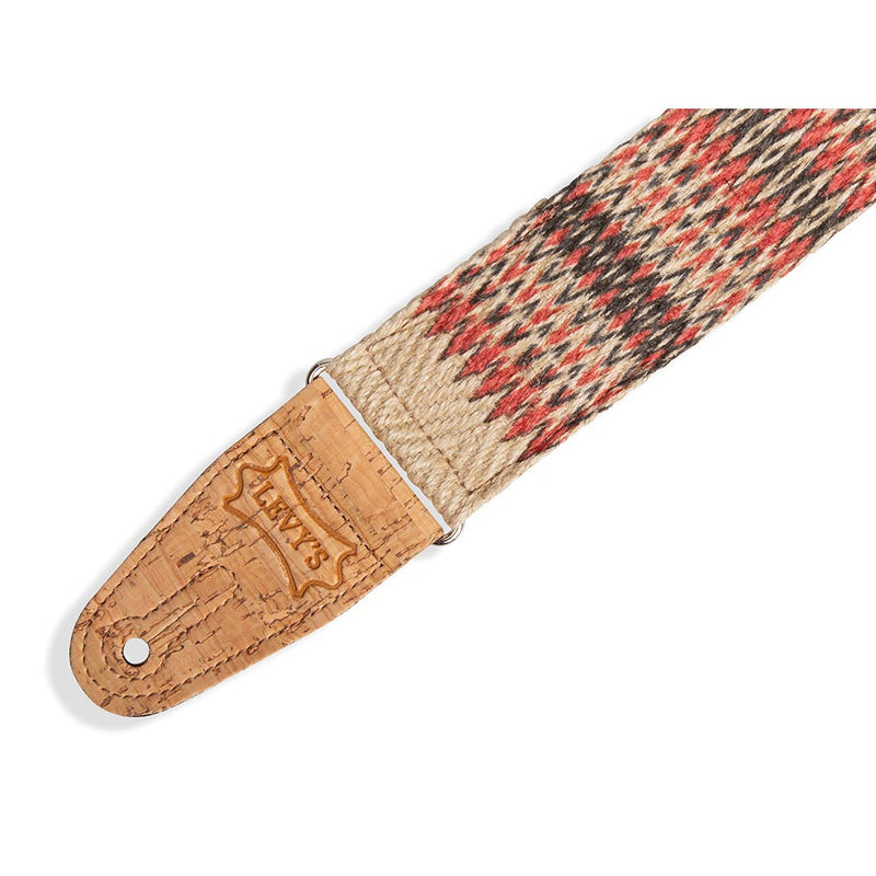 Levys 2 Inch Towers Hemp Strap Multicolor Natural