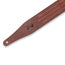 Levys 2 Inch Veg Tan Leather Guitar Strap One Ply Brown And Red
